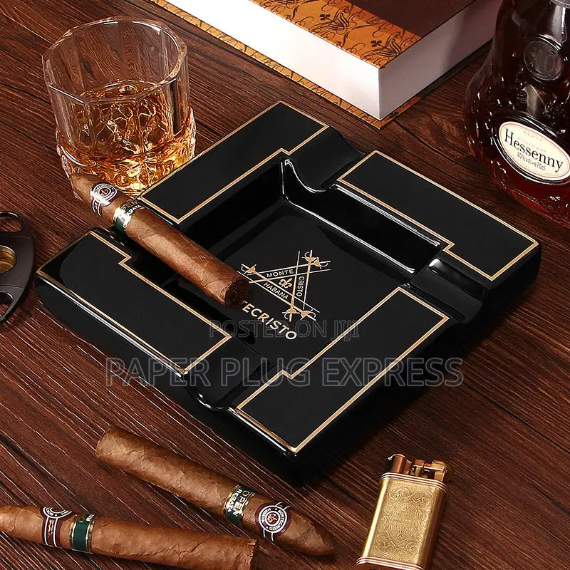 Premium Ceramic Cigars Ashtray