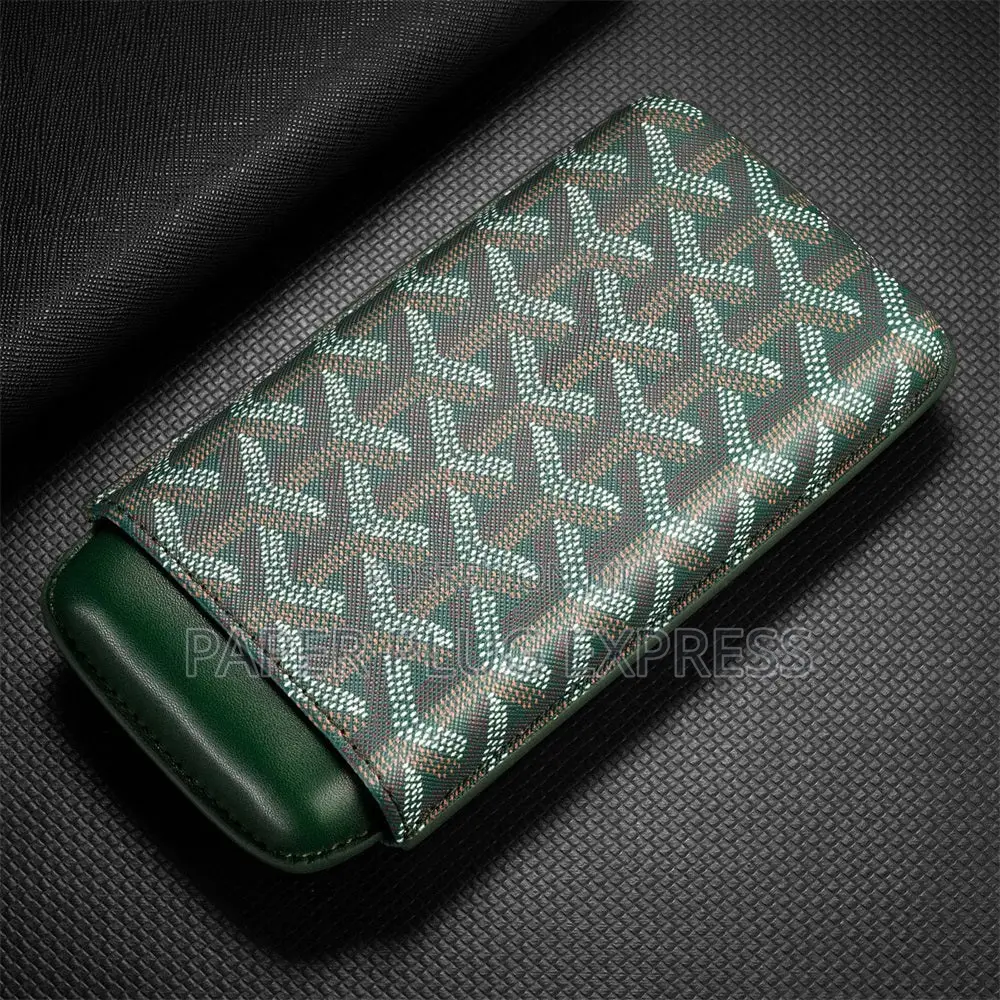 Goyard 3-Cigars Leather Case