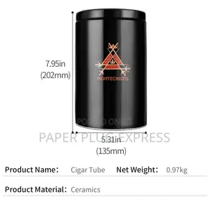 Montecristo Ceramic Storage Humidor Jar - 25 Cigars