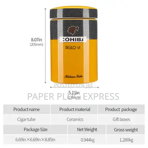 Cohiba Habanos Humidor Jar – 25 Cigars