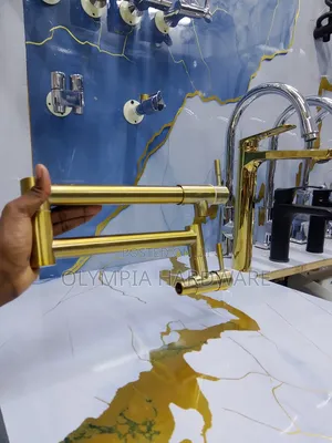 Gold Pot Filler Kitchen Faucet