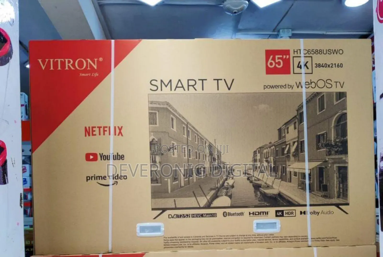 *Vitron 65" Smart Tvwebos