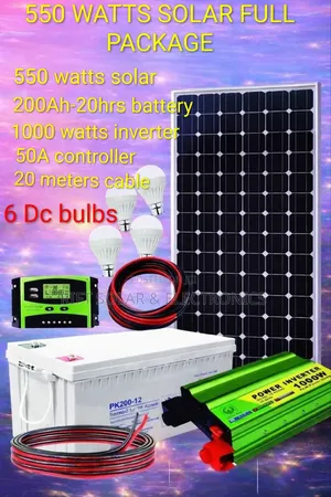 Dependable Power 500 Watts Home Solar Solution - 200ah Battery Kit