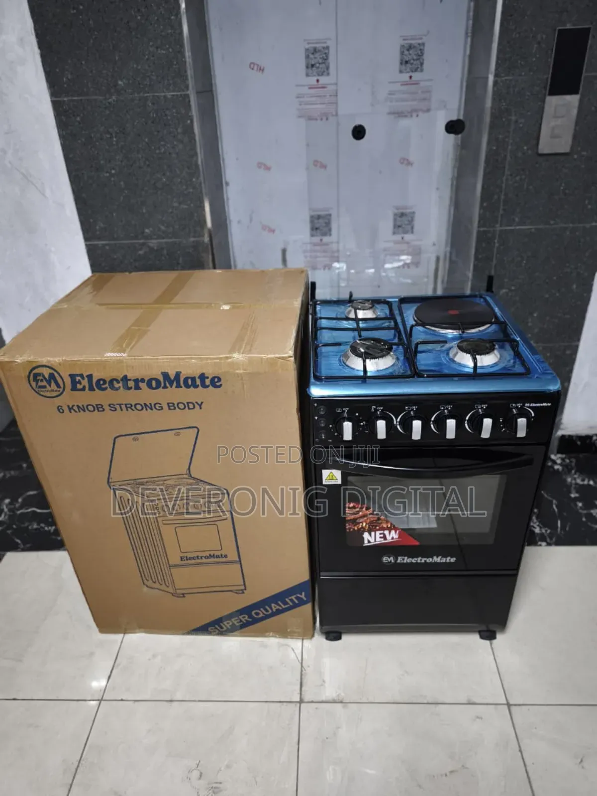 Electromate 3 Gas + 1 Electric Standing Cooker