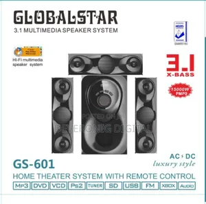Gs 608* Multimedia Speaker System 3.1 Sound System
