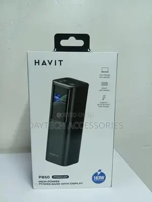 Havit Pb50 183w 27000mah Laptop and Phone Charging Power Bank