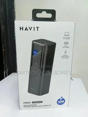 Havit Pb50 27000mah 183watt Laptop Power Bank.