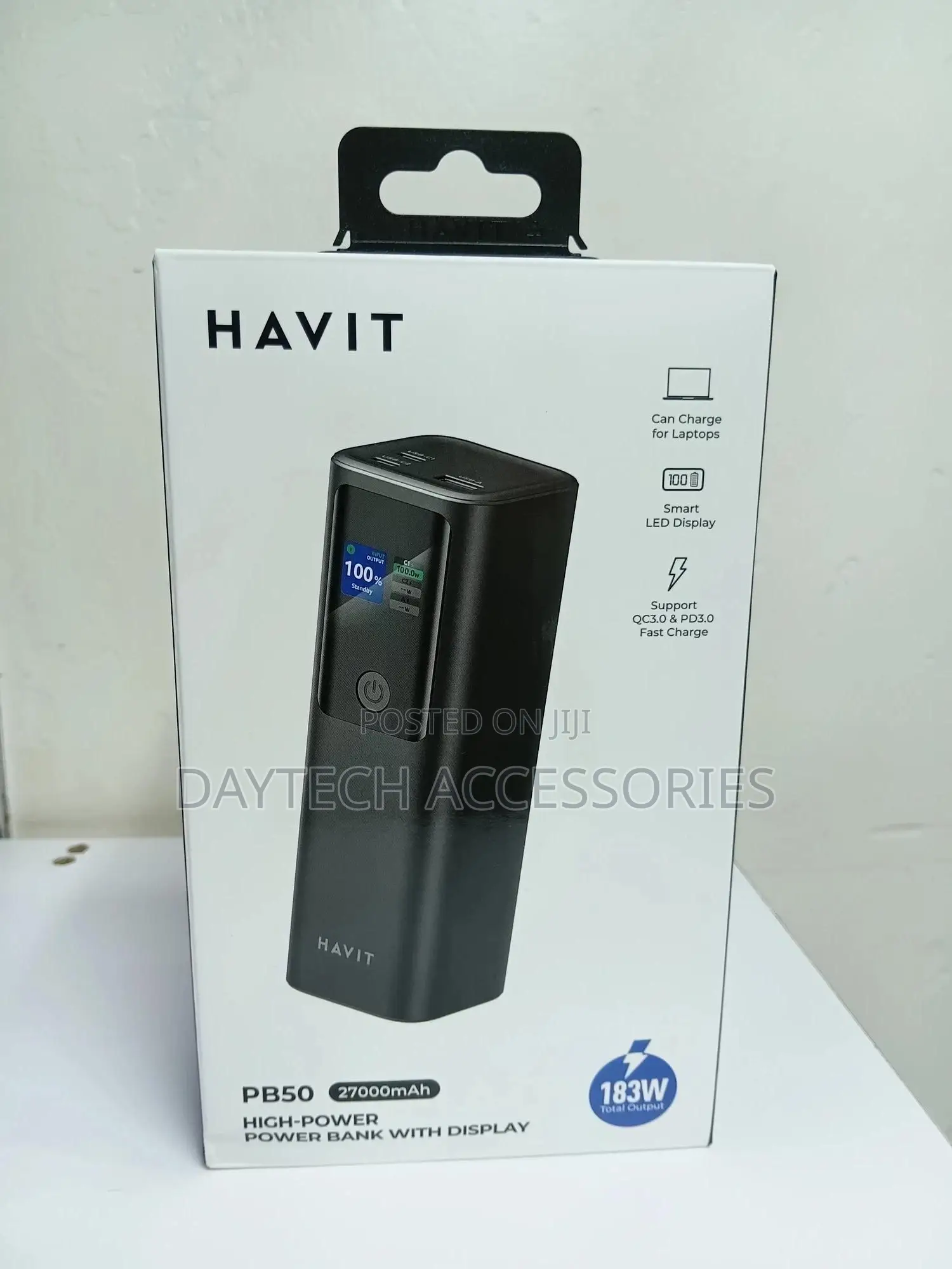 Havit Pb50 27000mah 183watt Laptop Power Bank.