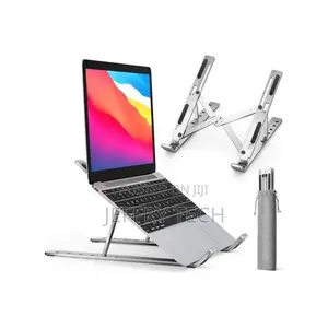 Folding Metal Laptop/Tablet Stand - Silver