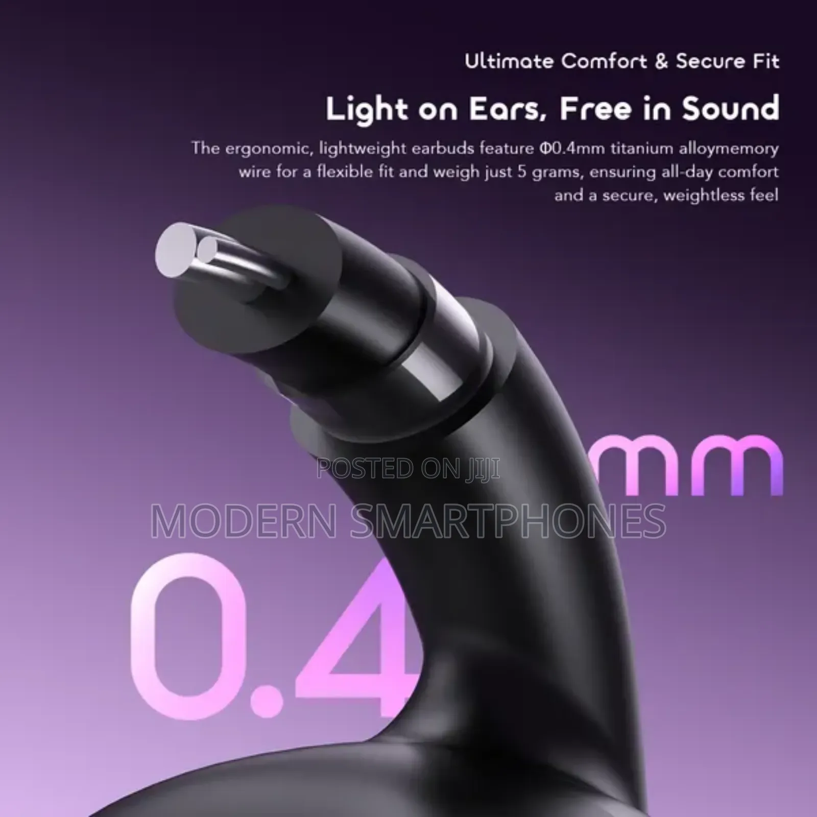Oraimo Opensnap Clip-on True Wireless Earphones