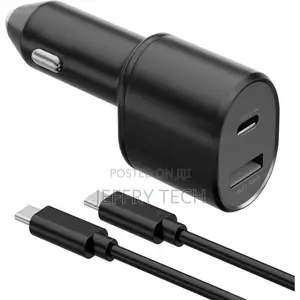 Samsung Original Super Fast Dual Car Charger 45w+15w With Type C to C