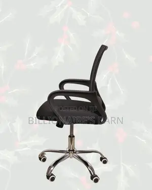 Black Compact Ergonomic Chair | Easy Adjustability