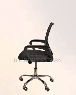 Black Compact Ergonomic Chair | Quiet Movement- Won’T Annoy Your Team