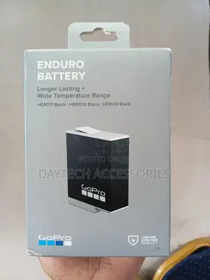 Gopro Enduro Rechargeable Li-Ion Battery for Hero11/10/9 Black