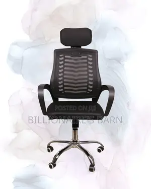 Black Secretarial Mesh Chair | Breathable Support for Long Desk Hours