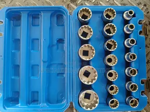 Spline 12 Point 1/2" Spanner Socket 19 Piece Set