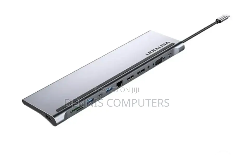 Vention Usb C Multi-Function 12 in 1 Docking Station, Usb-C to Dp/Hdmi