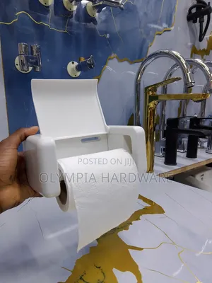 White Tissue Holder