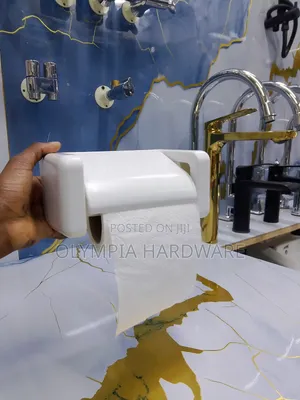 White Tissue Holder