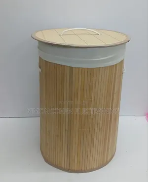 Foldable Large Capacity Wooden Laundry Basket