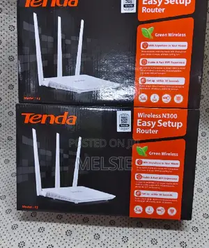 Tenda F3 N300 Wireless Router – 300mbps Wifi Router Fast Wifi Speeds