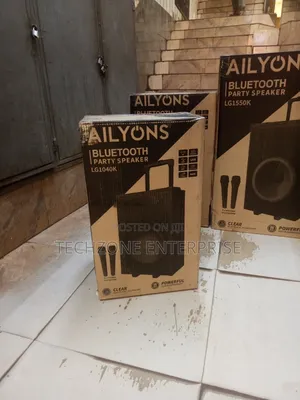 Ailyons (Lg1040k) Party Speaker 10” With 2 Wireless Microphone 
