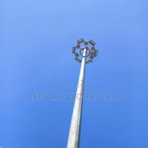 Custom High Mast Towers – Manual / Motorized Winch Options