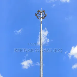 High Mast Poles for Roads, Yards Industrial Lighting