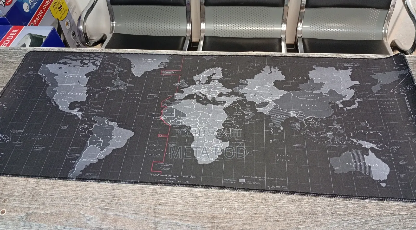 World Map Mouse Pad
