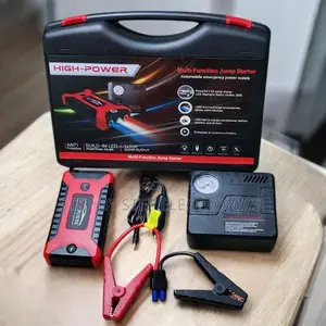 12v 99800mah Car Jump Starter Power Bank With Tire Inflator