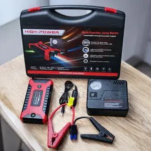 Multi-Purpose 12v 99800mah Jump Starter With Air Compressor Pump