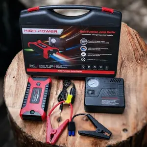 12v 99800mah Jump Starter for Car With Air Compressor Power Bank