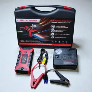Heavy Duty 12v Car Jump Starter 99800mah With Air Pump Power Bank