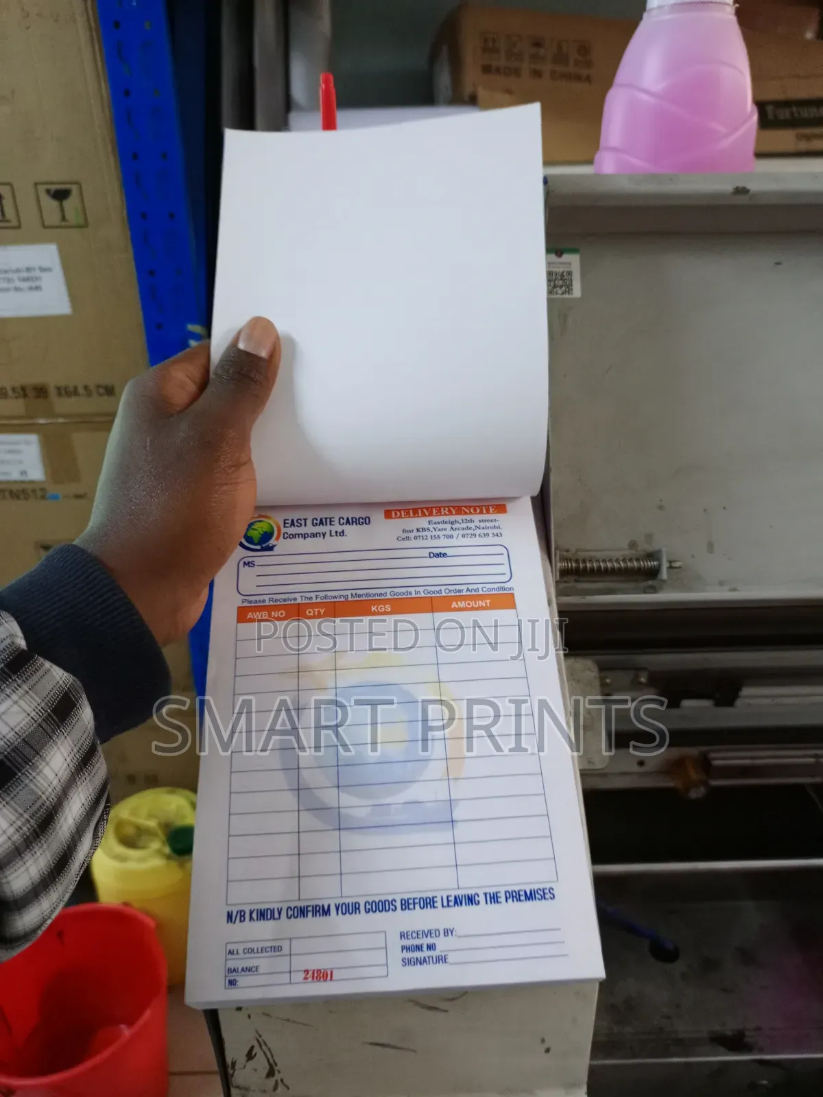 Genuine Quality Receipt Book Printing Available