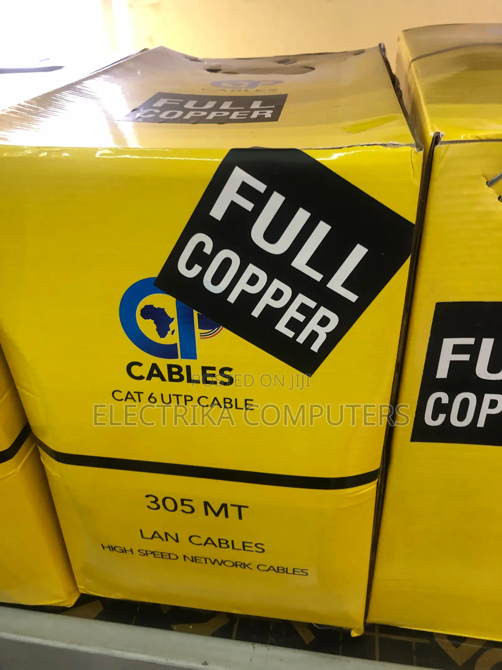 Cp Full Copper Indoor Cat 6