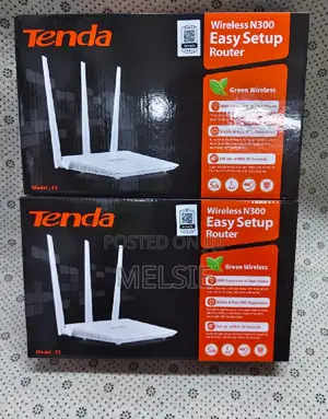 Tenda F3 300mbps Wireless Wi-Fi Router With 3 Directional Antennas