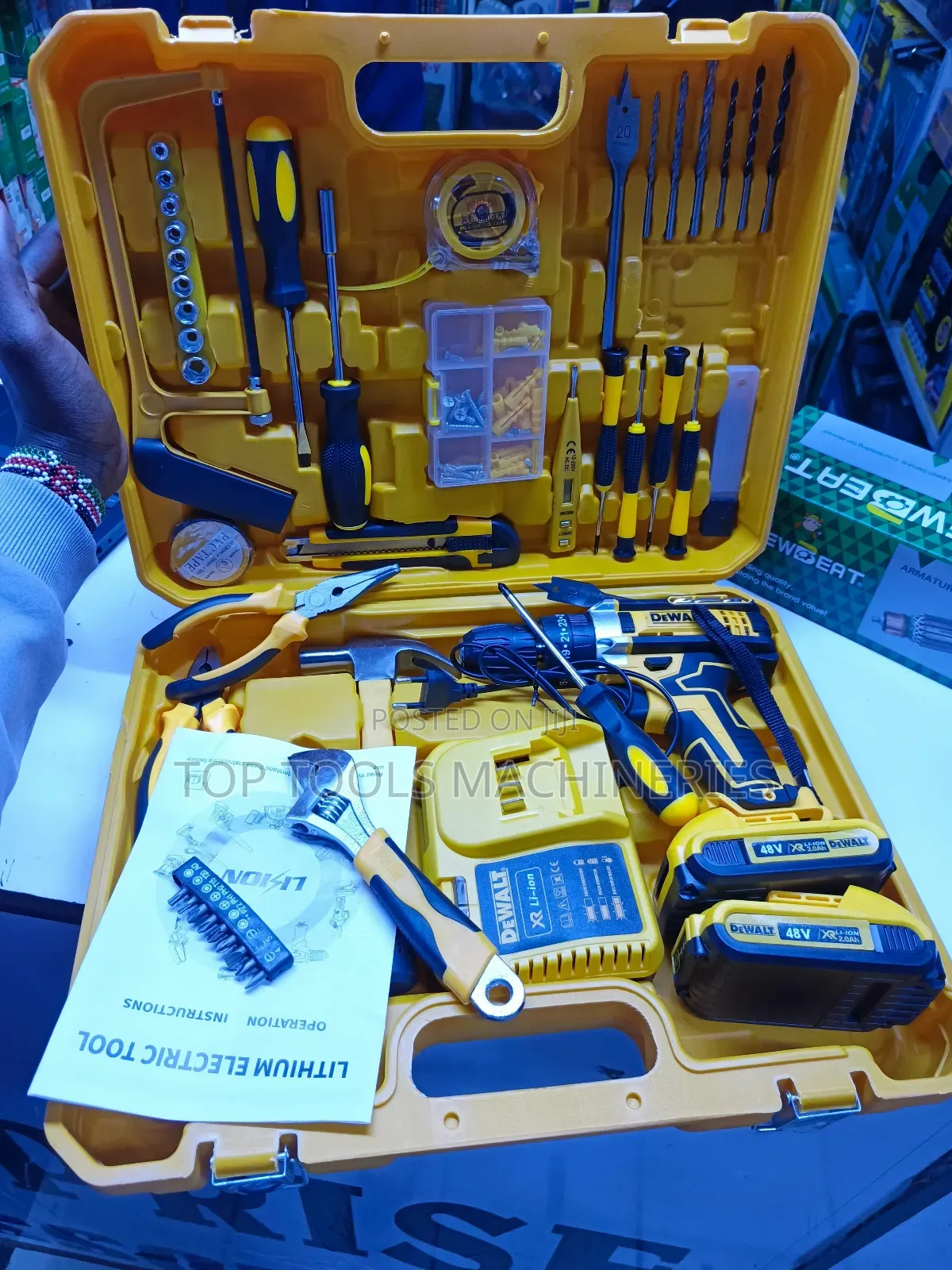 Dewalt Cordless Drill Set/Tool Kit 48v