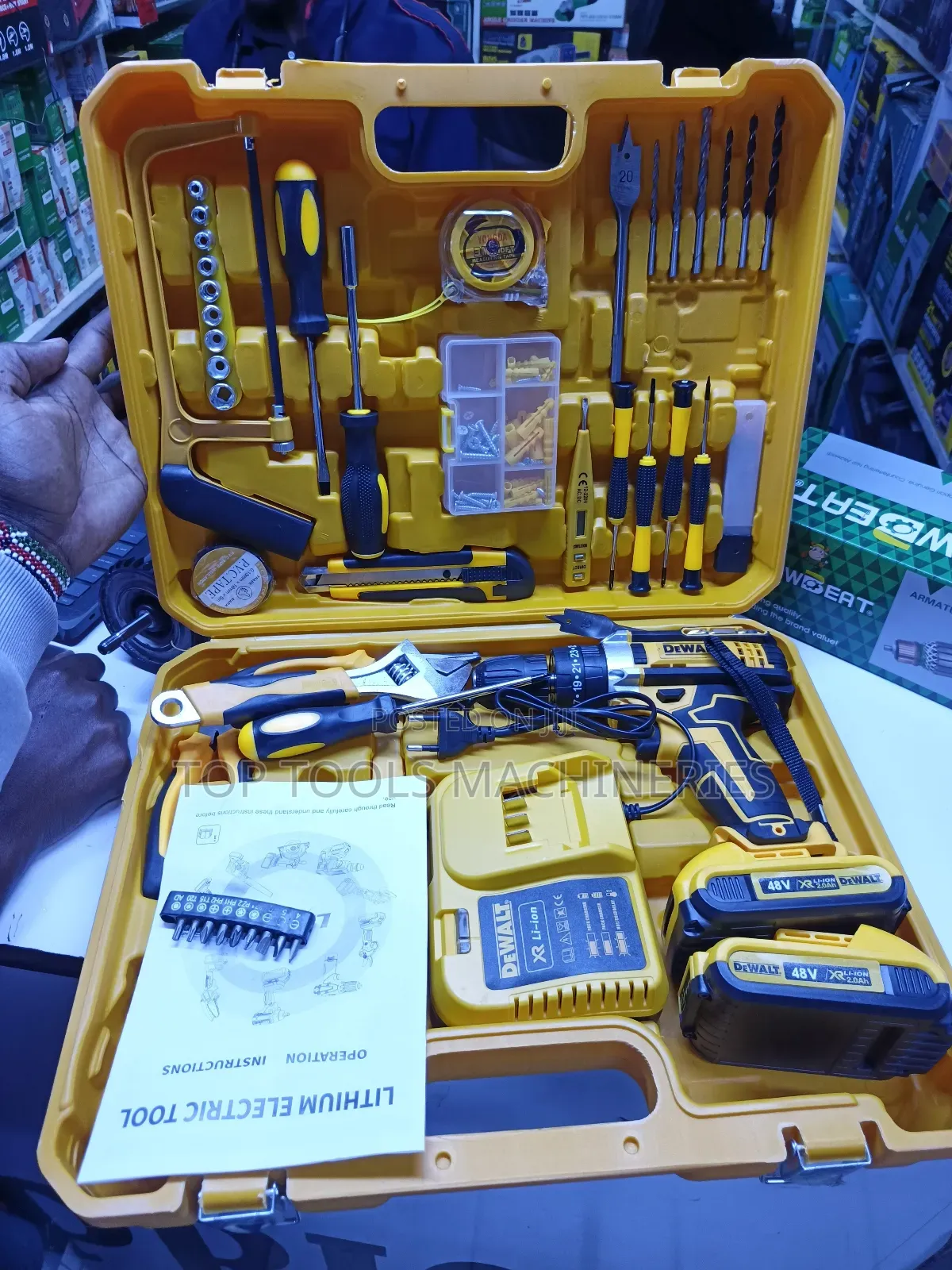 Dewalt Cordless Drill Set/Tool Kit 48v