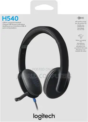 Logitech H540 Usb-a Headset With Noise Cancelling Mic