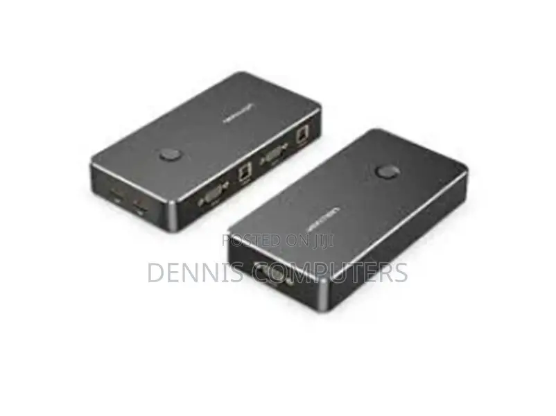 Vention 2 in 1 Out Vga KVM Switch Black Metal Type