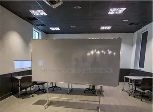 8ftx4ft Magnetic Whiteboard With Wheeled Stand for Church Studies
