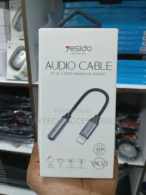 Yesido Audio Cable Lightning to 3.5mm Headphone Adapter
