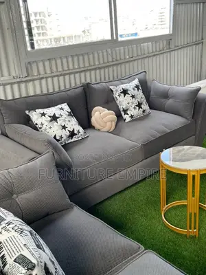 Well Build 6 Seater L Sofa