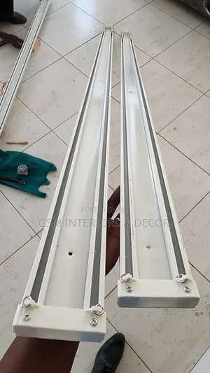 Aluminium Curtain Rails Double Strands With Birunners