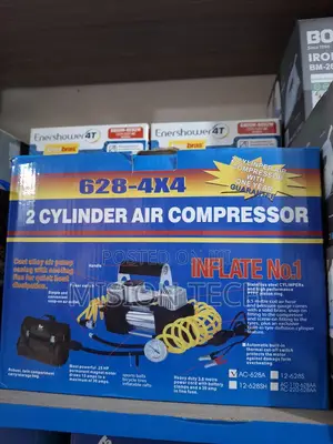 Double Cylinder Car Tire Compressor/Inflator 