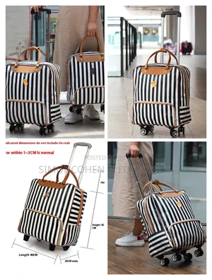 High Quality Stripped Travelling Bag