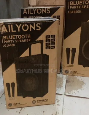 Ailyons 10" Portable Speaker With Bluetooth