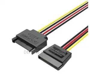 Vention Sata 15p Power Extension Cable 0.3m Black