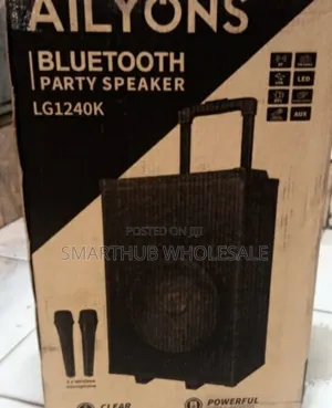 Ailyons 12" Lg1204k Portable Bluetooth Speaker