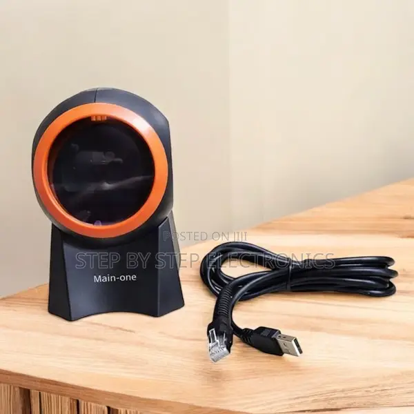 USB Wired 1d 2d Table Mount Barcode Scanner for Retail Shops